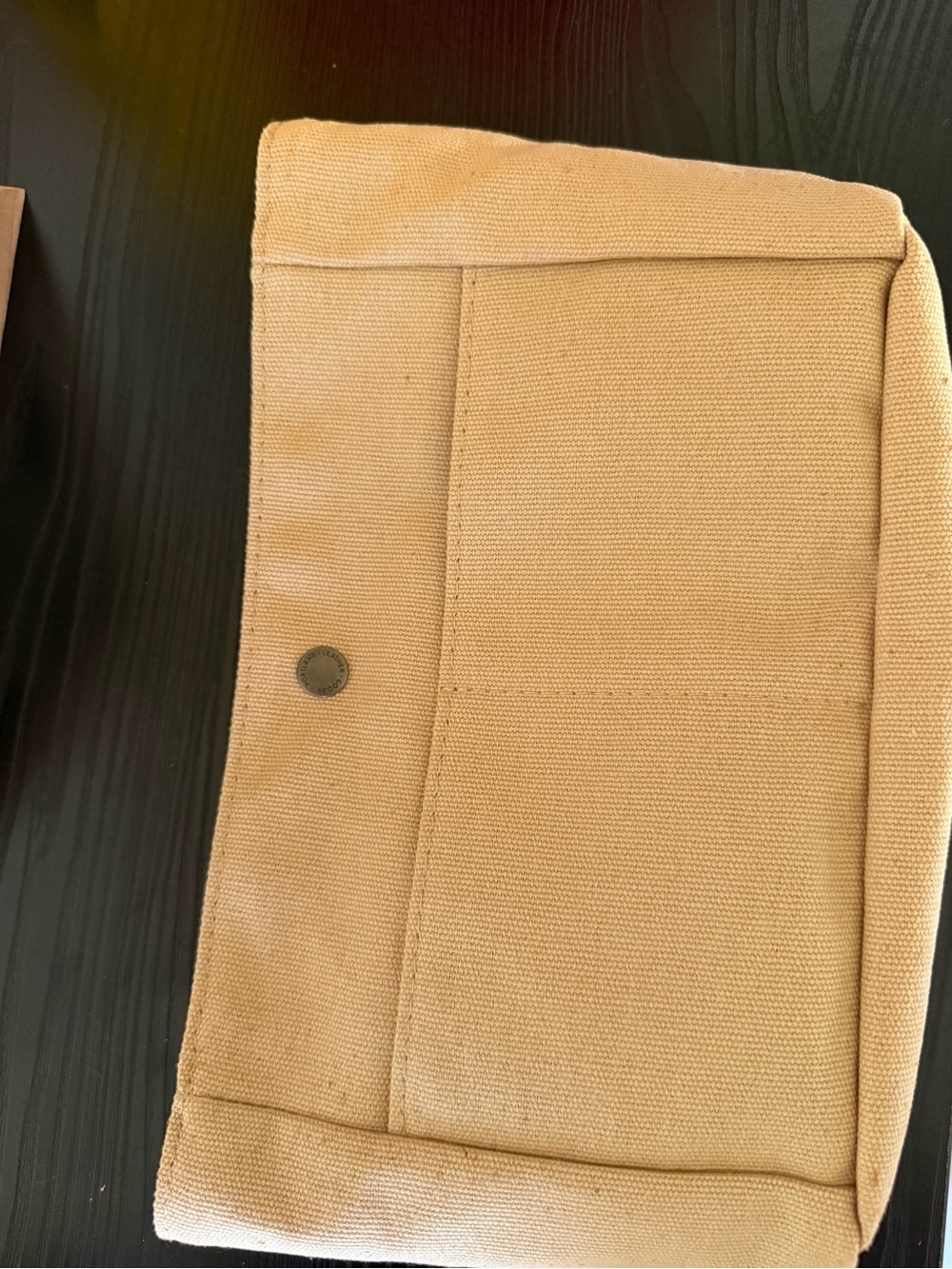 Portland Leather Madison Shoulder Bag in Nutmeg Canvas insert included! - Picture 7 of 11